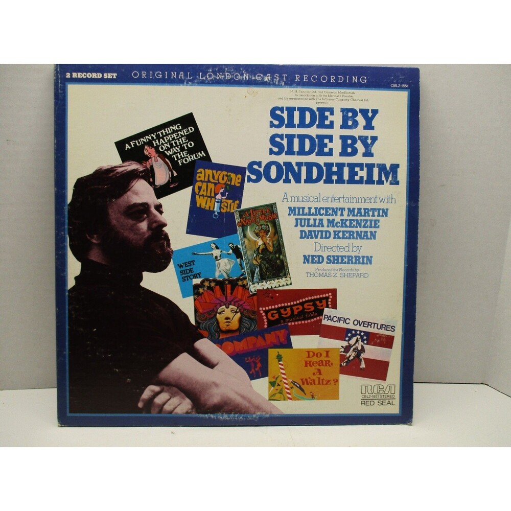 "Side by Side By Sondheim" Original London Cast Recording -RCA Red Sea, 2LP 1976